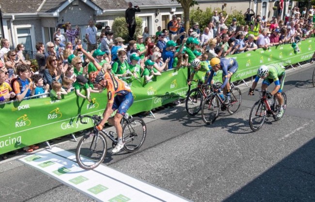 Nicolai Brochner of Denmark Riwal wins Stage 8 of the An Post Rás