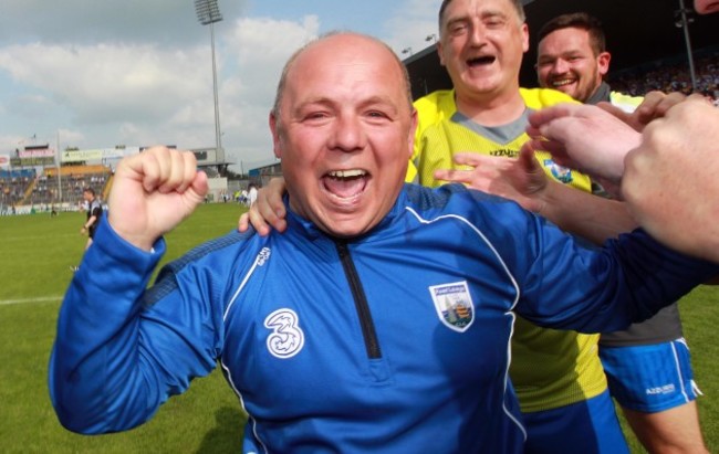 Derek McGrath celebrates at the final whistle