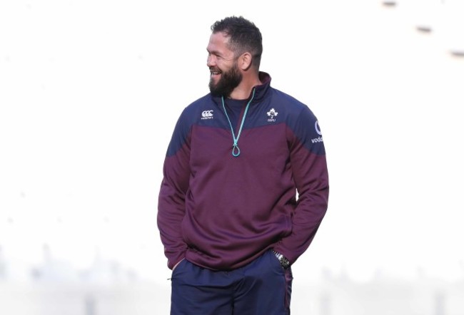 Assistant coach Andy Farrell during training