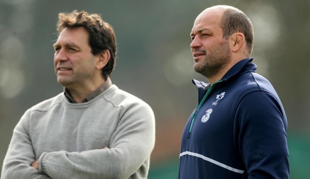 Rory Best with David Nucifora