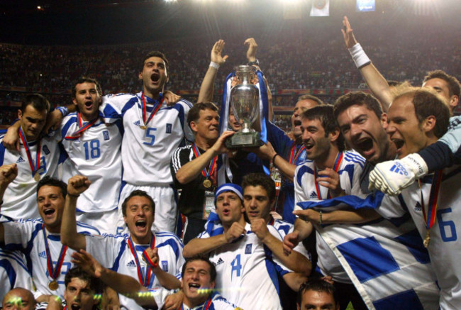 WCUP WORLD CUP SOCCER FIFA GREECE SUSPENDED