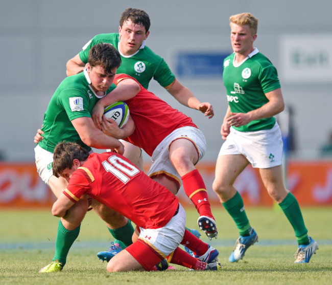 Conor O’Brien is tackled