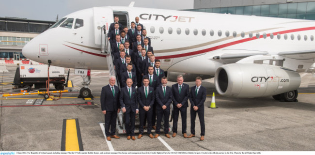 CityJet carries hopes of the nation to UEFA EURO2016 in France