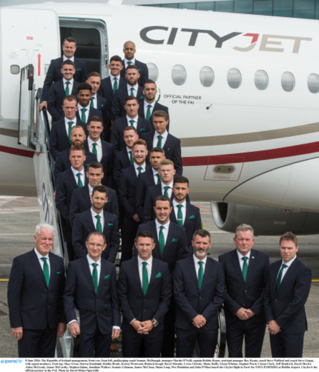 CityJet carries hopes of the nation to UEFA EURO2016 in France