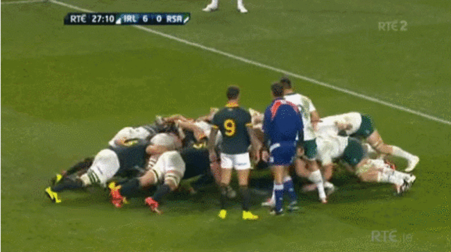 ireland SA scrum 1