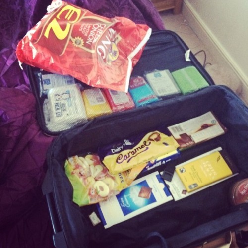Nearly full and there's no clothes in there!! #familylivingabroad #kingcrisps #theywantsuperquinnsausagestoo#holidays #france #family