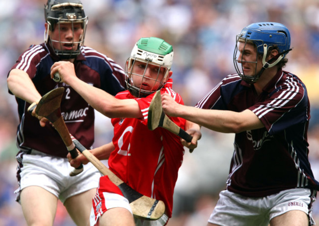 Declan Connolly and Ronan Burke with Mark Collins