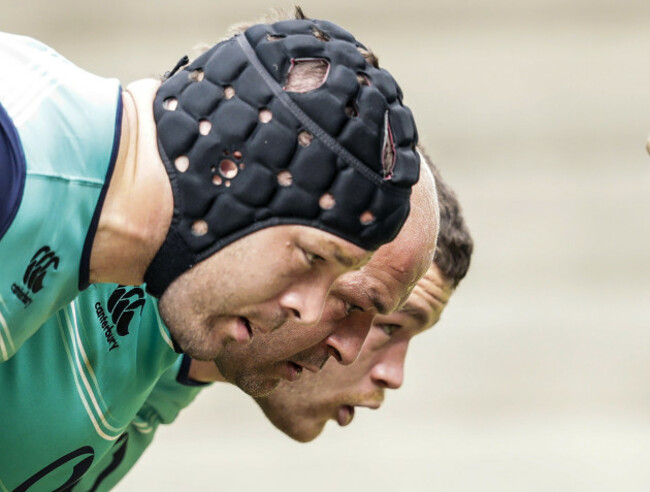 Mike Ross, Rory Best and Jack McGrath