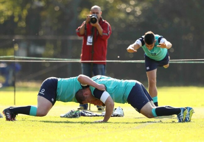 Tadhg Furlong and Mike Ross