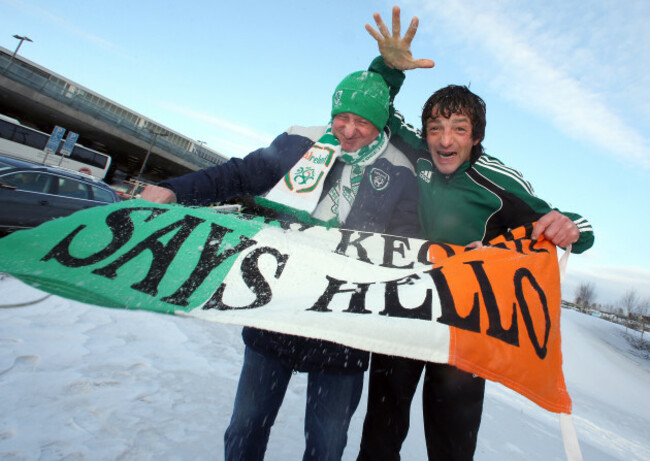 Davy Keogh from Dublin and Euan Traynor from Monaghan