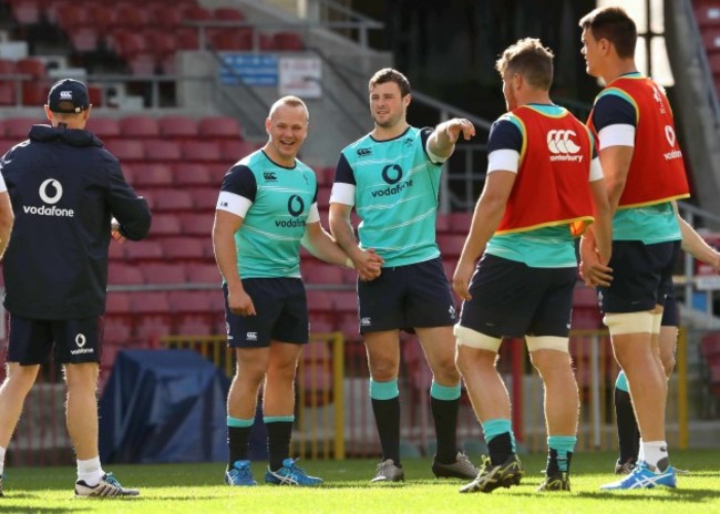 Luke Marshall and Robbie Henshaw