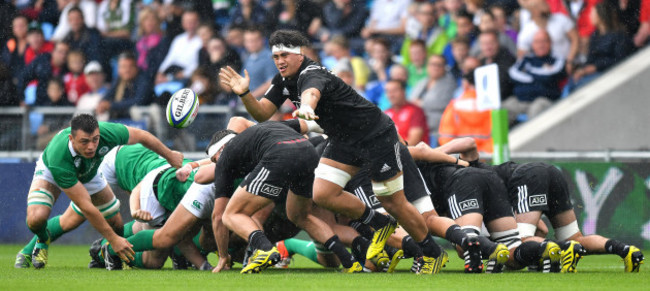 Sosefo Kautai gets the ball away from the scrum