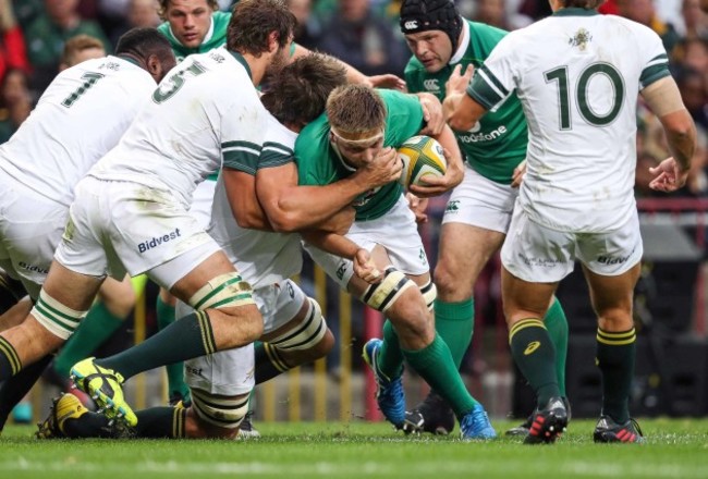 Iain Henderson on the attack