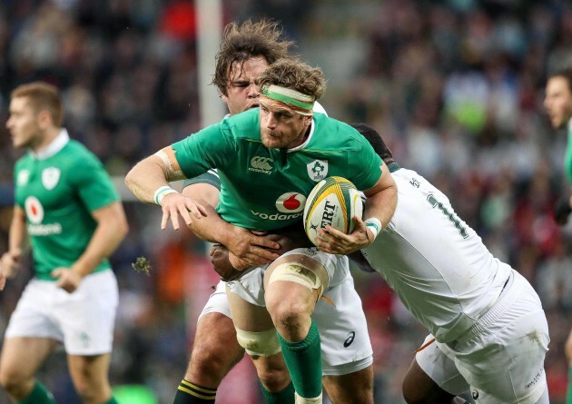 Jamie Heaslip on the attack