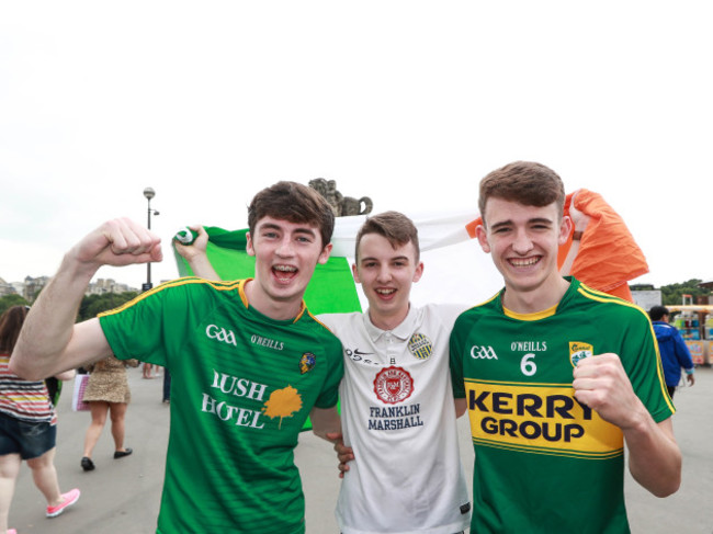 Thomas Gallagher, Joe O'Rourke and Conor Galligan