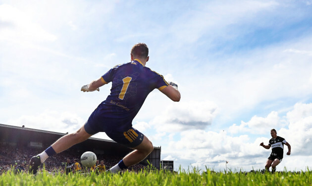 Adrian Marren scores a penalty