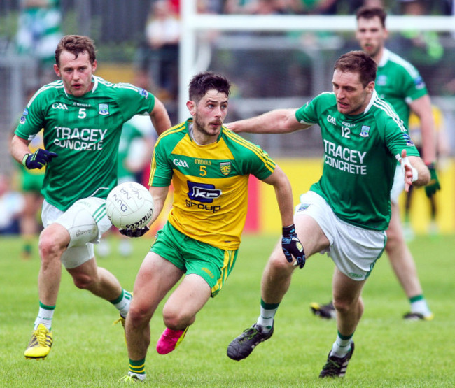 Ryan McHugh with Declan McCusker and Richard O'Callaghan