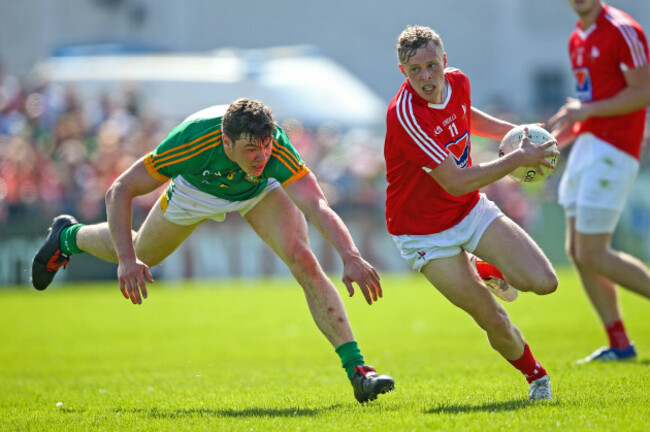 Jim McEneaney on his way to scoring a goal
