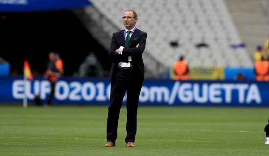 Martin O'Neill at the stadium