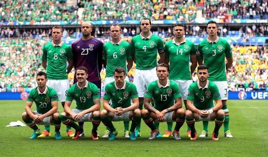 The Ireland team