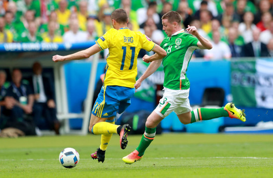 Marcus Berg and James McCarthy