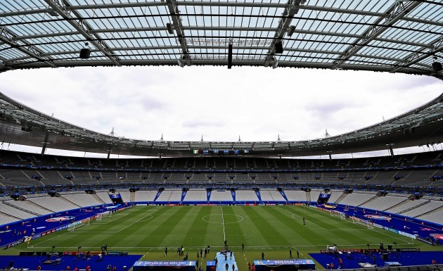 A view of the Stade de France before the game