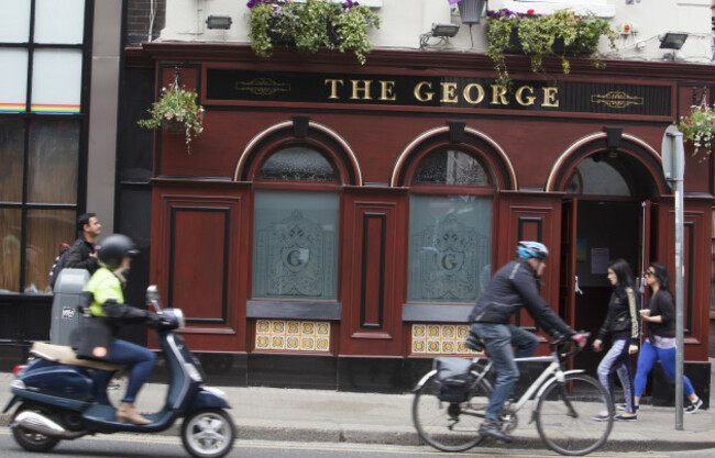 22/05/15 Pictured is the freshly painted gay bar T