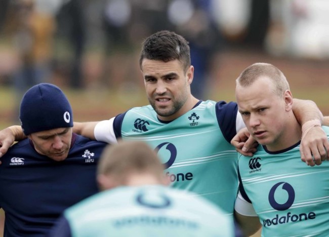 Eoin Reddan, Conor Murray and Luke Marshall