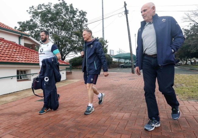 Andy Farrell, Joe Schmidt and Mick Kearney