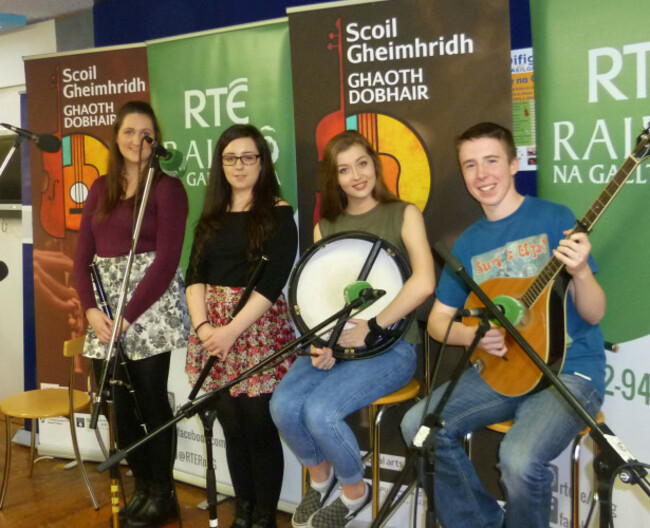 Cathal and members of An Crann Og