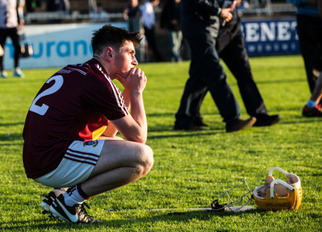 Alan Cox dejected at the end of the game