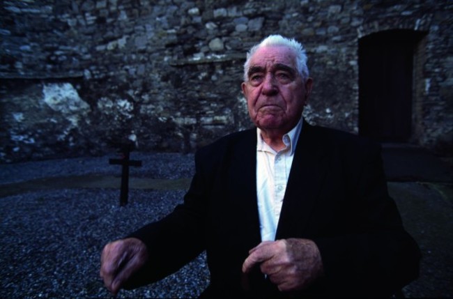 Weekend Review March 2016. Photograph from the book The Republic, by the Irish photographer Seamus Murphy, published by Allen Lane. Single use. From Celia Long (CLong@penguinrandomhouse.co.uk). Seamus Murphy's explanation of photo: John Snee was in the East Mayo IRA Brigade. I met him in 1997, and this picture was taken at Kilmainham Gaol. He fought in the Civil War on the Republican side. He ended up in New York running seven bars, and the story goes that he fought the mafia in New York. I learned living history, talking to these guys and hearing their stories about what they believed in, and what they did. I have covered a lot of wars and conflicts during my career. When I was in Syria in 2012, I would often think of the IRA veterans, because it was a very similar sort of warfare they were fighting, using guerrilla tactics and ambushes up against a huge regime. It was an interesting experience to have that connection with your own history in places that are very foreign. No matter what your politics are, their beliefs and their version of freedom is what impressed me.