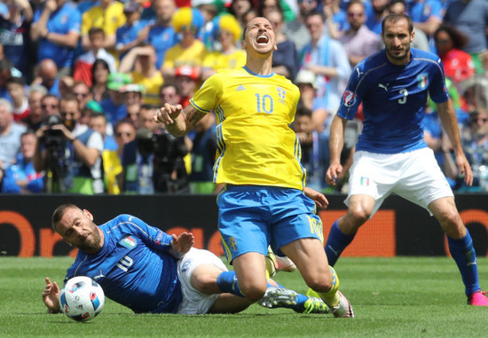 Soccer Euro 2016 Italy Sweden