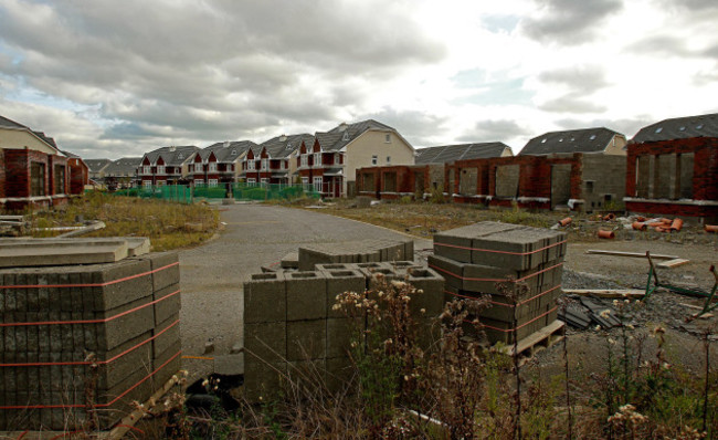 Unfinished housing estates funding shortage