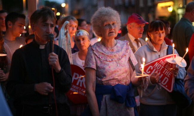 Dublin abortion protest