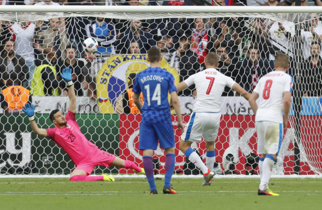 Soccer Euro 2016 Czech Republic Croatia