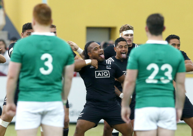 New Zealand perform the haka