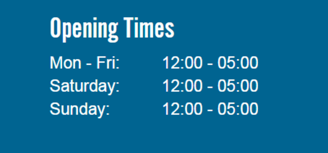 openingtimes