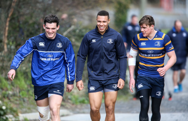 Tom Daly, Adam Byrne and Garry Ringrose