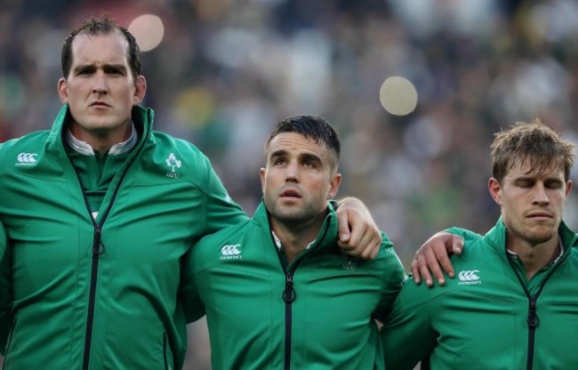 Devin Toner, Conor Murray and Andrew Trimble