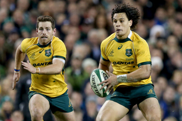 Bernard Foley and Matt Toomua