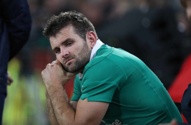 Ireland&rsquo;s Jared Payne at the end of the match