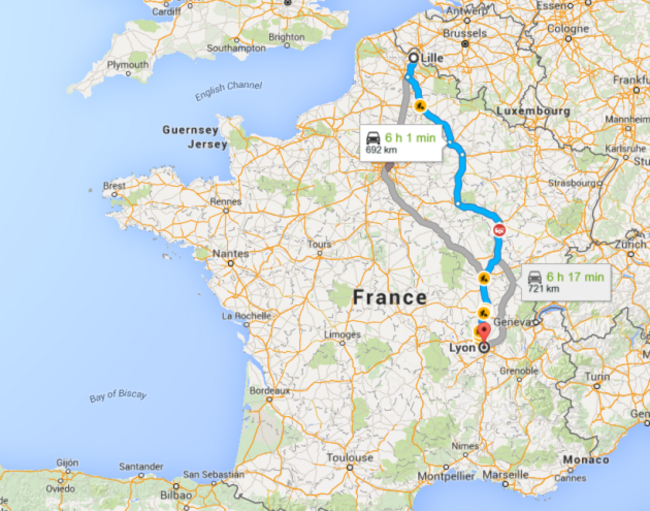 Map of France