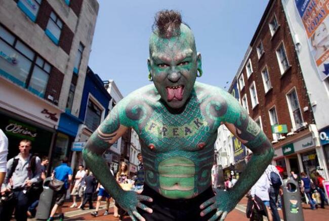 NO REPRO FEE Lizard Man 3