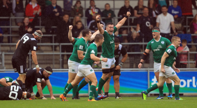 New Zealand v Ireland - 2016 Rugby Union Under 20's World Championship - City Academy Stadium