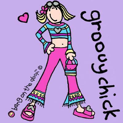 groovy girl cartoon