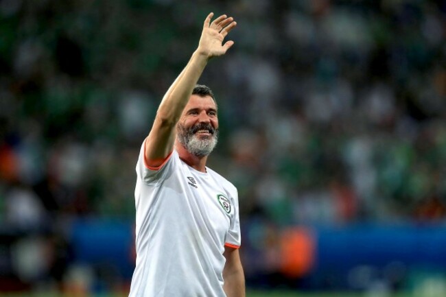 Roy Keane at the end of the game