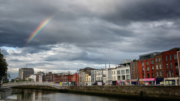 Rainbow over Dublin