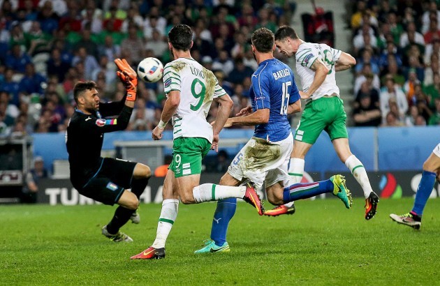 Robbie Brady scores his sides first goal
