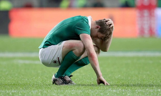 Andrew Trimble dejected